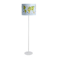 STEHLAMPE Bunt 40/30 cm - Multicolor/Weiß, Kunststoff (30/3.8/30cm) - ONZENO