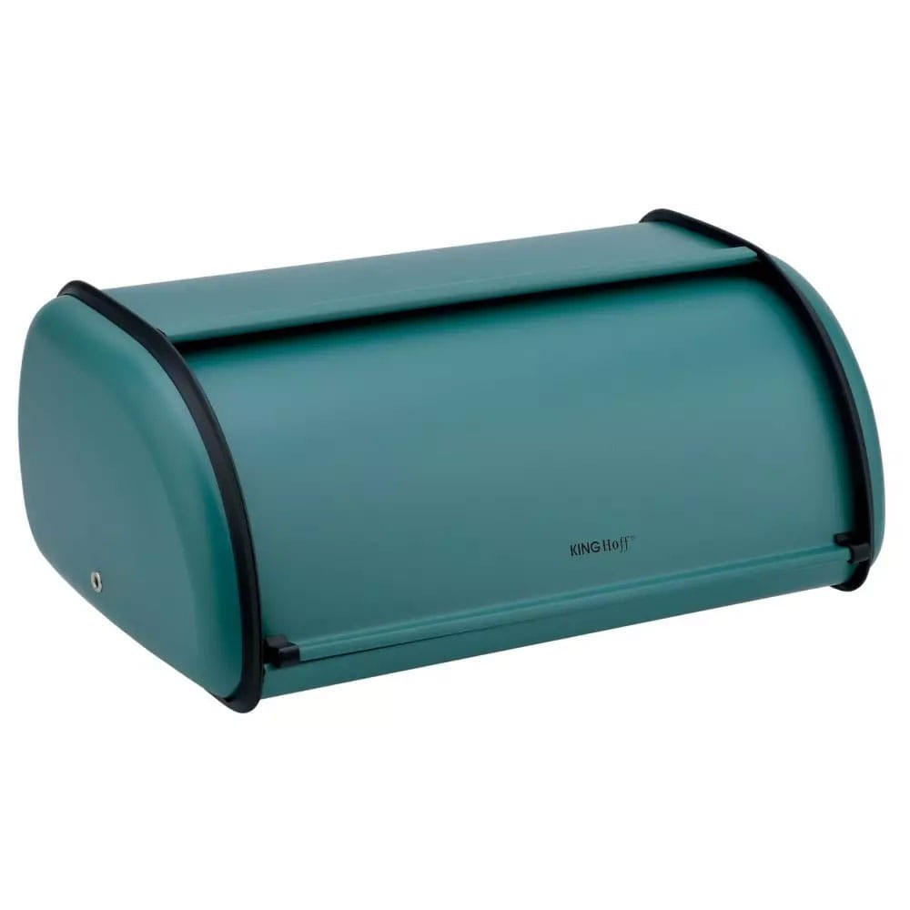 BROTKASTEN Türkis 36/24/15 cm KH1755 - Türkis, Metall (24/15/36cm) - Kinghoff 