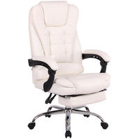BÜROSTUHL Onix, Kunstleder Weiß - Weiß, Textil/Metall (67/125/68cm) - TPFLiving