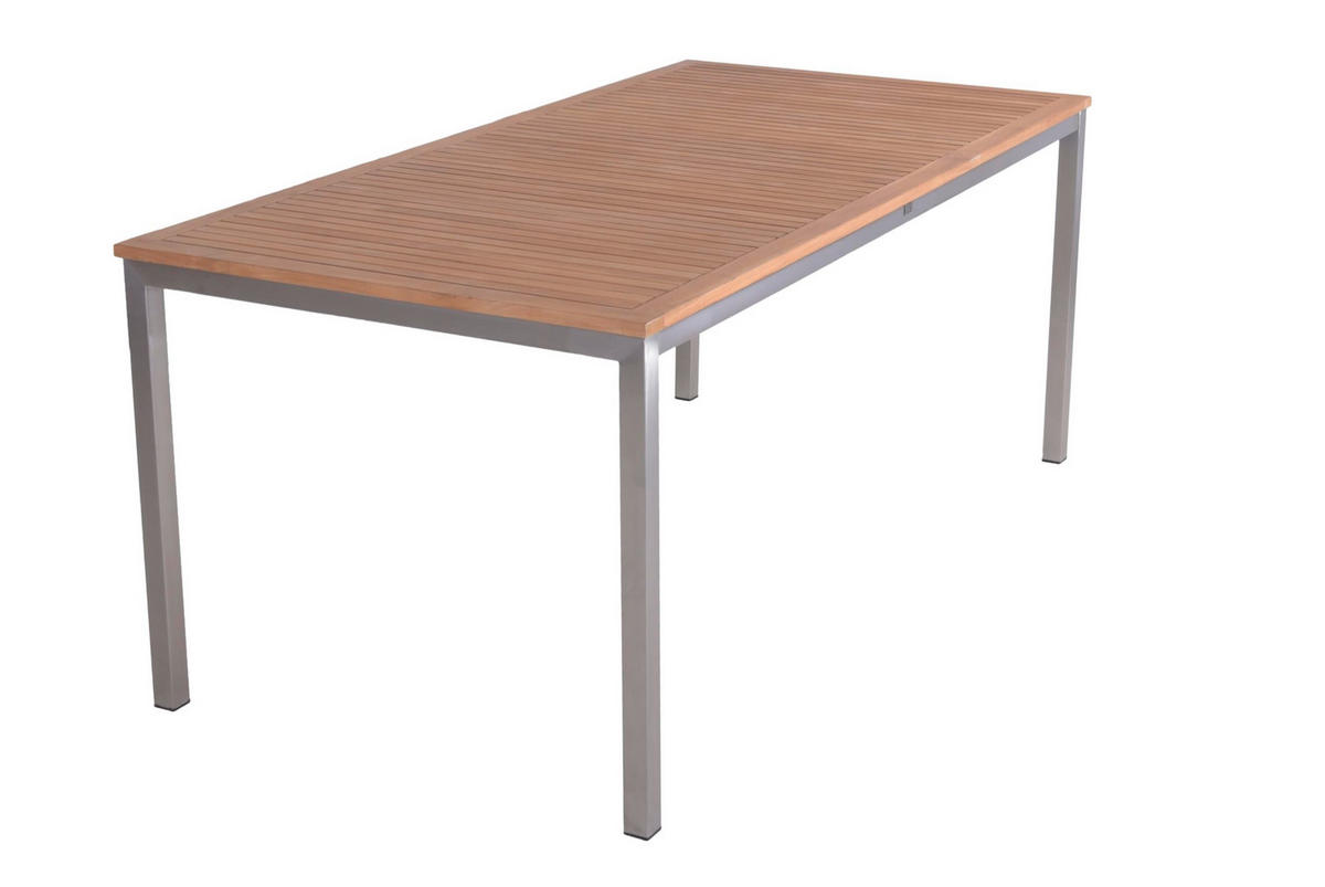 GARTEN-SITZGRUPPE Paul 6-teilig Tisch Bank Hochlehner Braun Gartenmöbel-Set - Schwarz, Holz - DELUKE