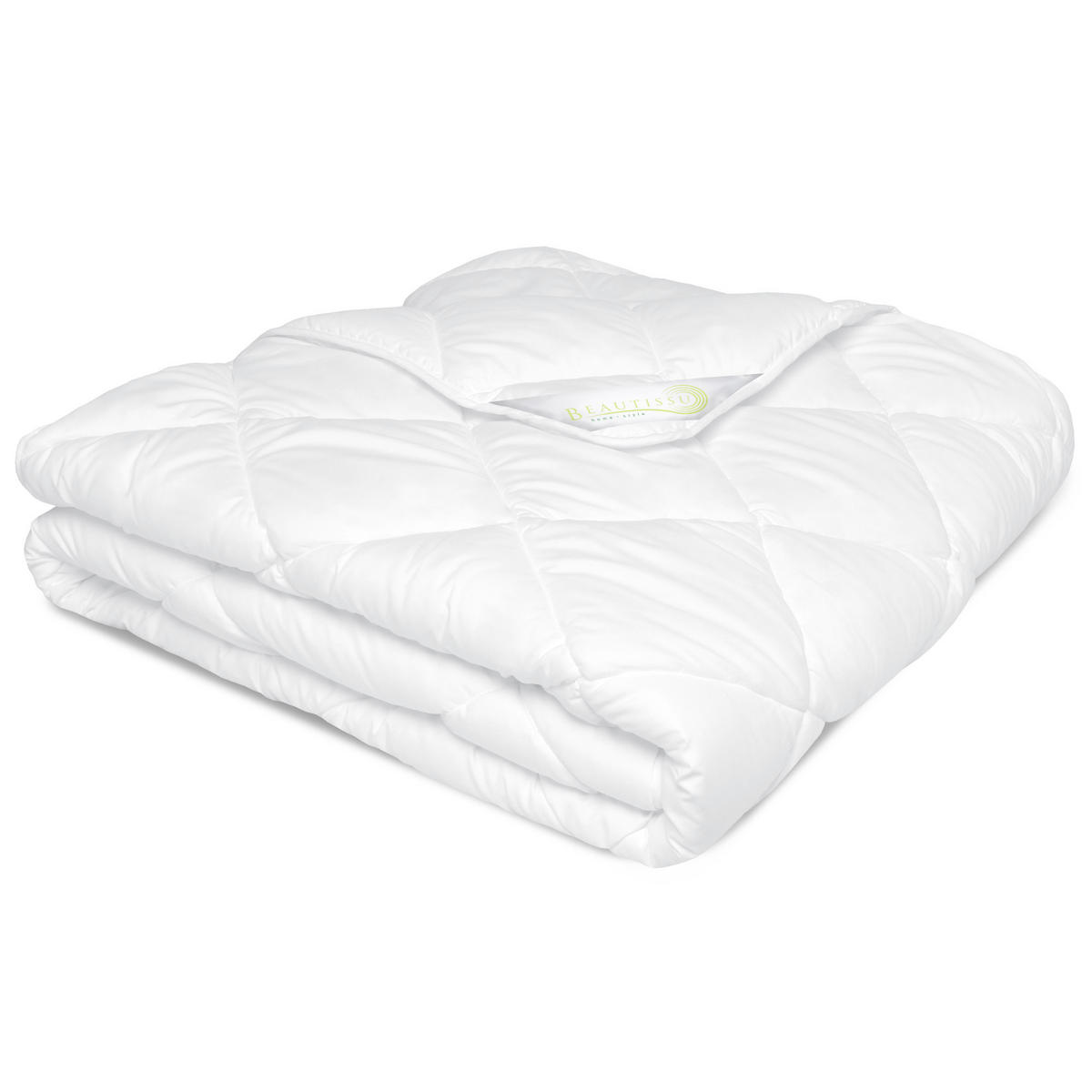BETTDECKE BeauNuit MD 135/200 cm Mono - Weiß, Textil (135/200cm) - Beautissu 