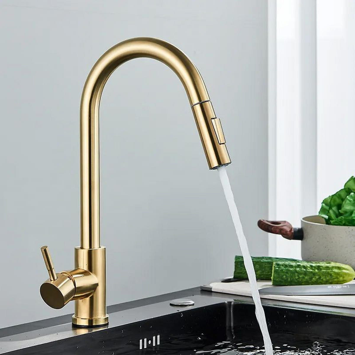 KÜCHEARMATUR Rea Fresh Gold - Goldfarben, Metall (5.5/39.5/25.5cm) - REA
