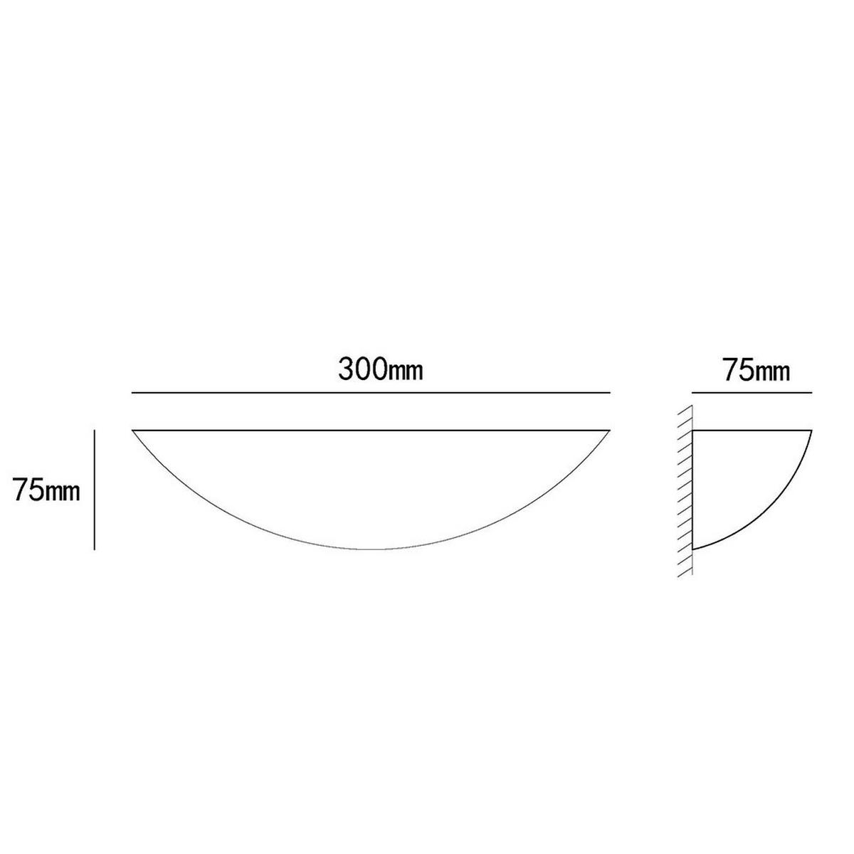 LED WANDLEUCHTE TIMO Betonoptik Grau - Grau, Stein (30/7.5/7.5cm) - Globo Lighting