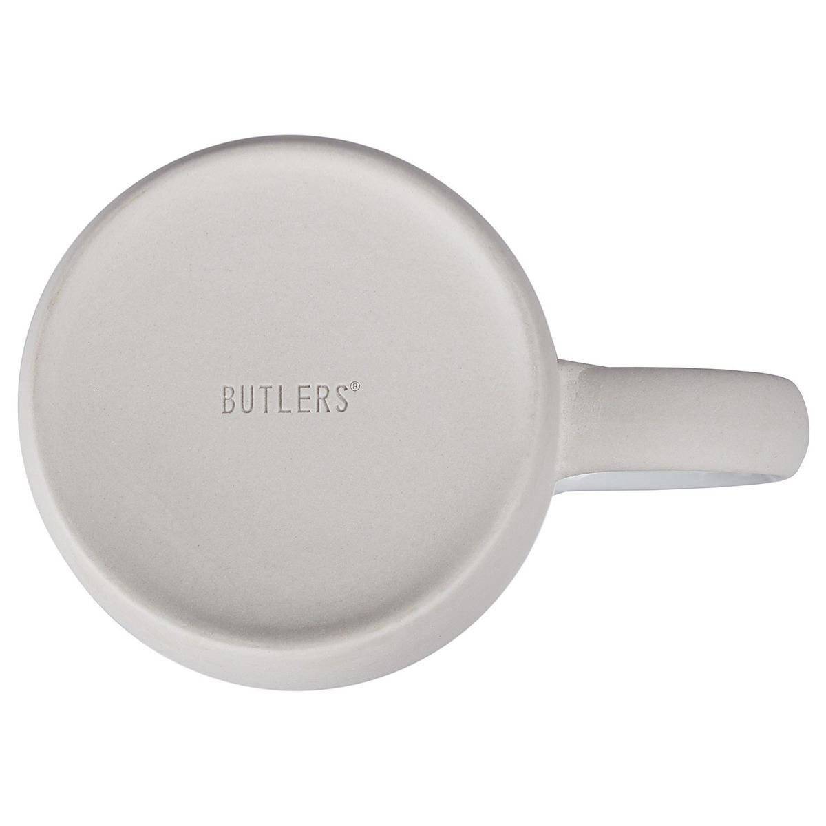 HENKELTASSE Me Time - Weiß, Keramik (0.35L) - Butlers