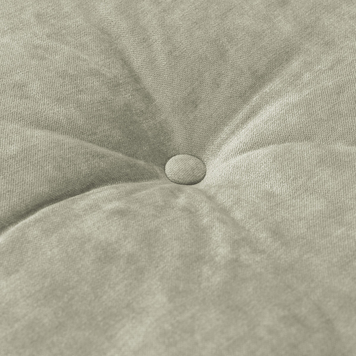 SITZWÜRFEL - Samt - Grau, Textil (47/42/47cm) - home24