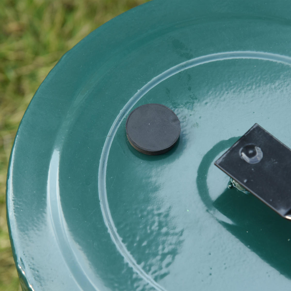 RASENWALZE, Gartenrolle, Gartenwalze mit U-Griff, 30 cm Arbeitsbreit, Metall, Grün - Dunkelgrün, Metall (50/30/102cm) - Outsunny