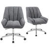BÜROSTUHL Mika-Megan - Chromfarben/Grau, Textil/Metall (60/85/68cm) - DUBI Möbel
