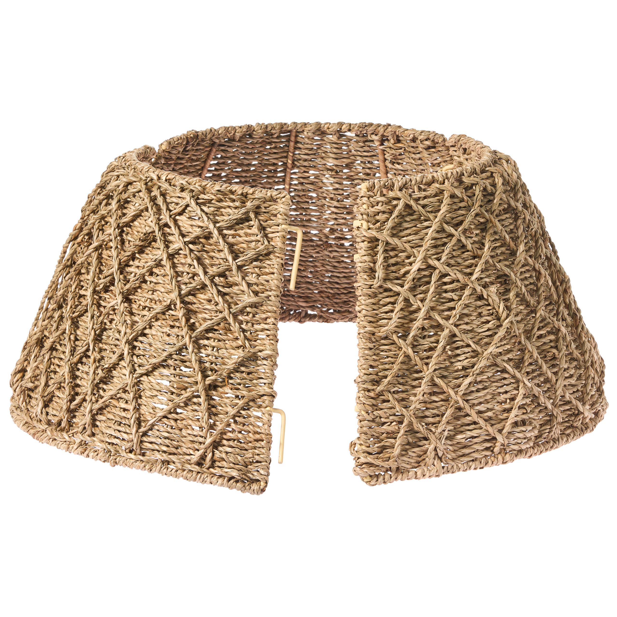 WEIHNACHTSBAUMKRAGEN 26 cm Naturfarben Bougie - Naturfarben, Naturmaterialen (26cm) - Beliani