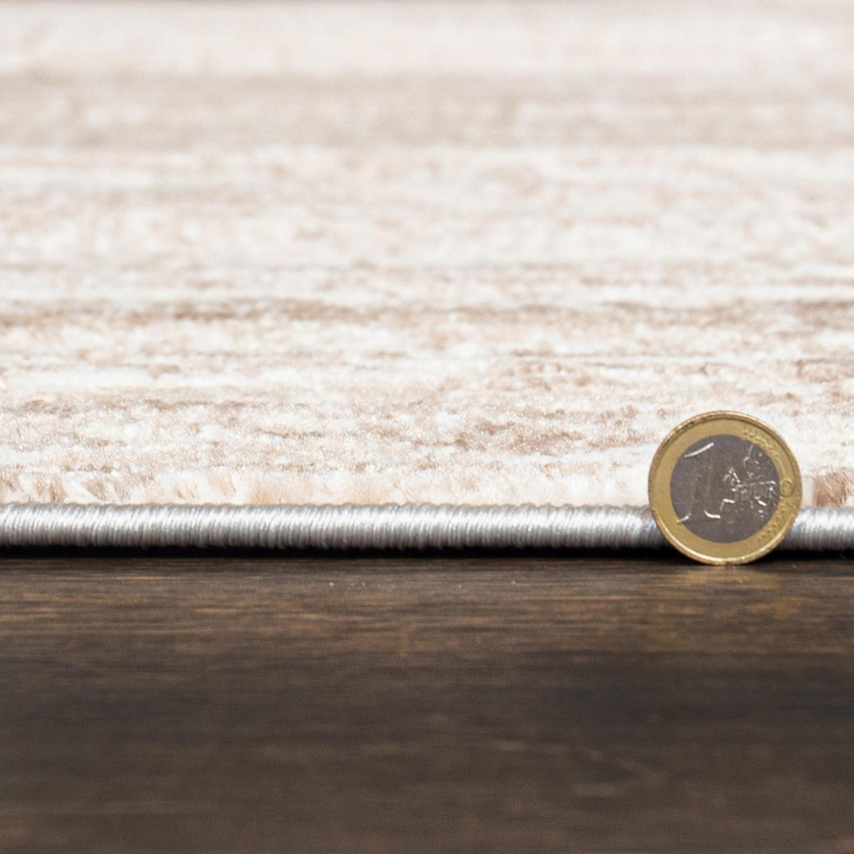 TEPPICH Beige Creme abstrakt - 140 x 200 cm - Beige/Creme, Textil (140/200cm) - Mazovia