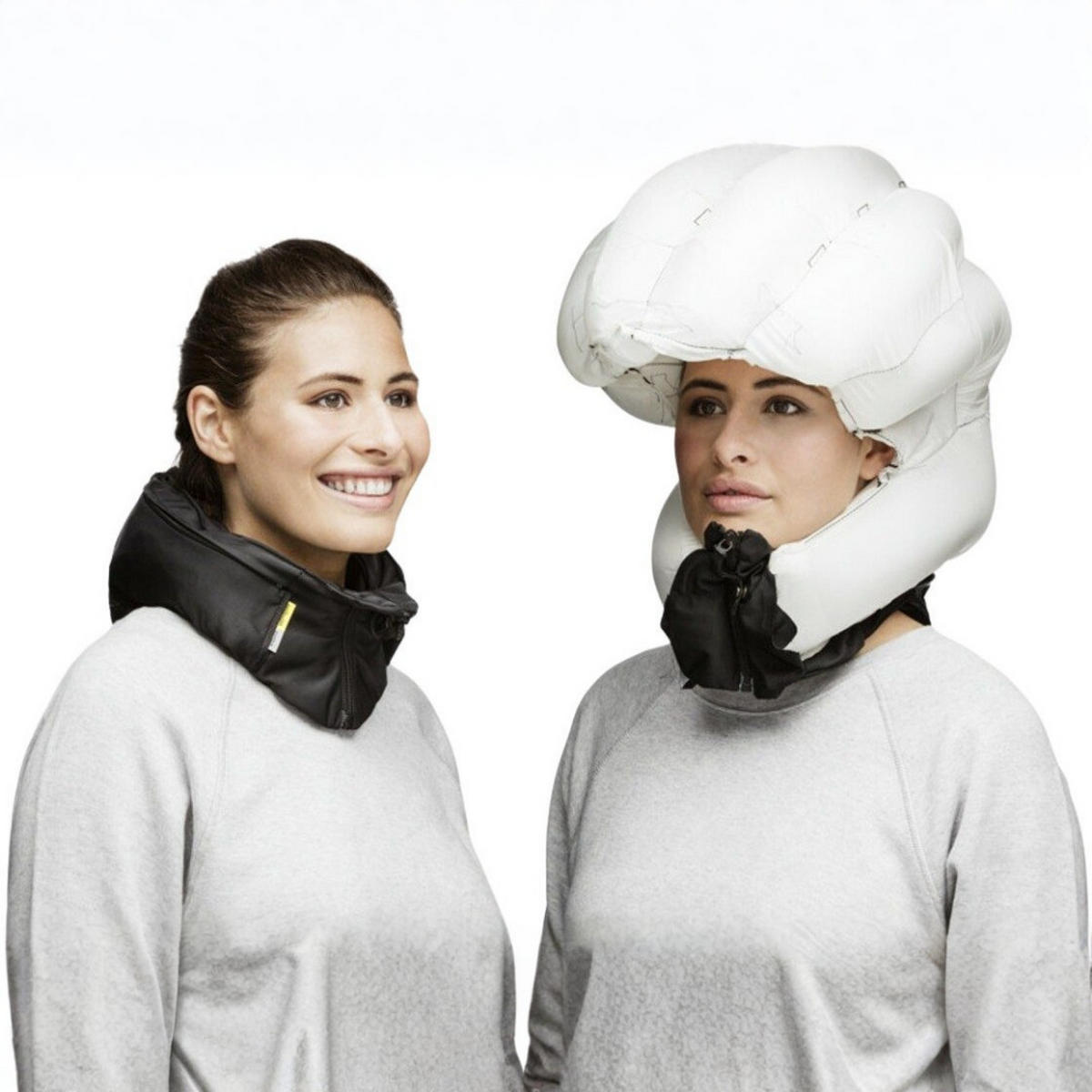 FAHRRADHELM Hövding Airbag Schwarz 52 - 59 Cm Sicherheitskragen Kopfschutz Nackenschutz - Schwarz, Textil (20/12cm) - Hövding
