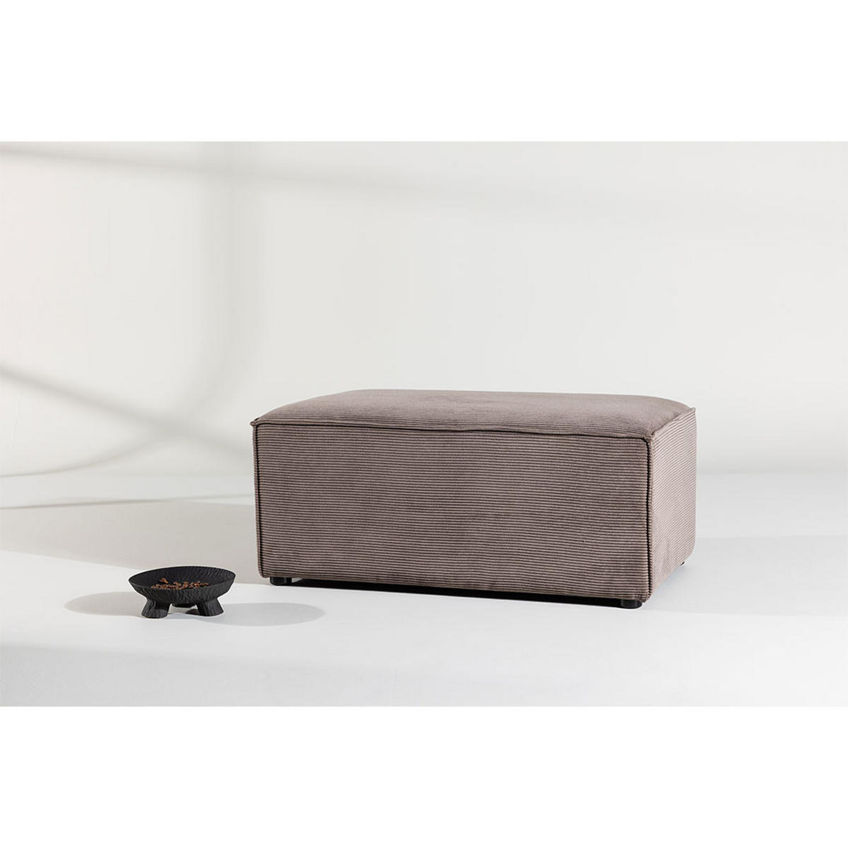 POUF, Gillholmen, Braun, Kunstfell, 92 x 60 x 41 cm - Braun, Textil/Fell (92/41/60cm) - ebuy24