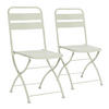 GARTENKLAPPSTUHL-SET Perla Metall - Grün, Metall (42/88/50cm) - VS Venta-stock