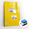 MAGNETTAFEL 40x60 Gelb schwarzer Marker - Gelb, Glas (40/0.4/60cm) - TULUP