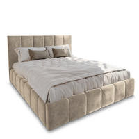 POLSTERBETT TARANTO 120x200 cm mit Bettkästen - Creme - Creme, Holz/Textil - MASSENO