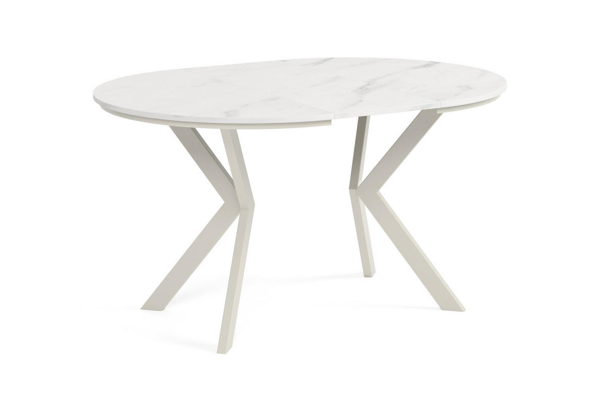 ESSTISCH EVO mit Felge - Kaschmir/Multicolor, Holzwerkstoff/Metall (90/90/76cm) - Meblini