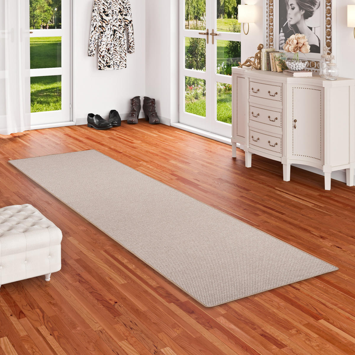 LÄUFER TEPPICH BENTZON FLACHGEWEBE - Cognac, Textil (80/320cm) - Snapstyle