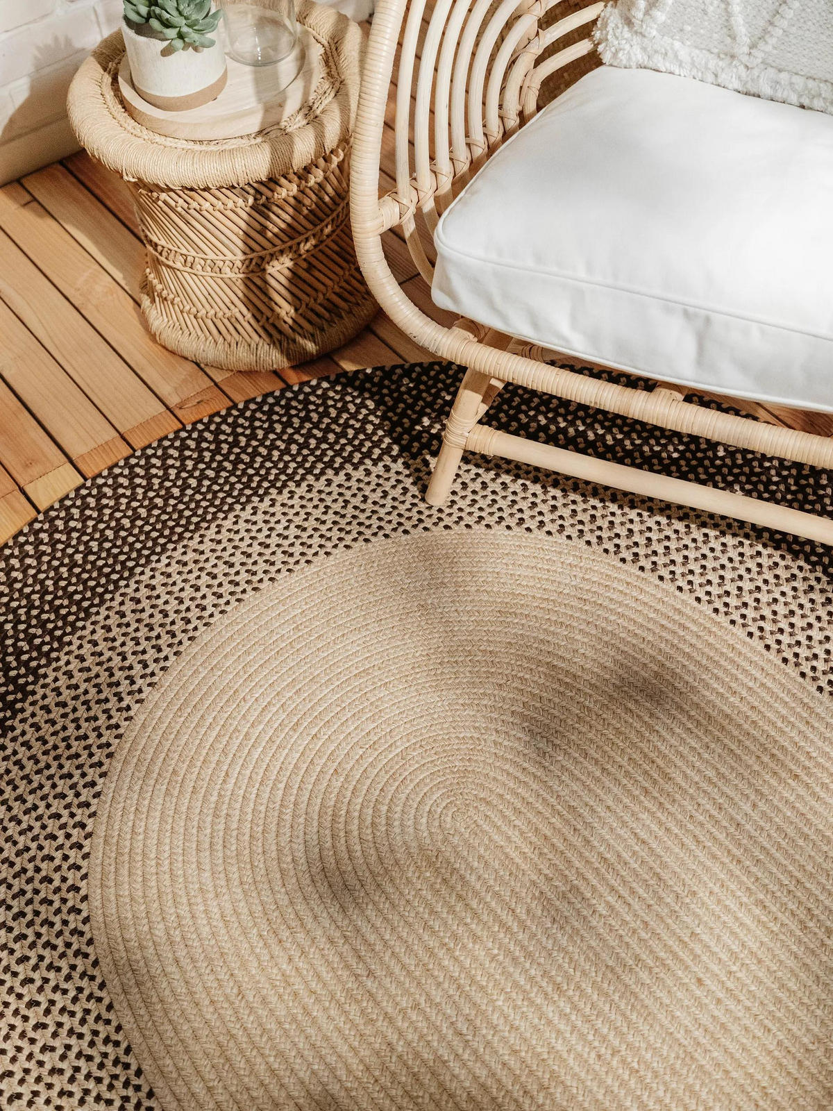 OUTDOORTEPPICH Nandi Braun 140x200 cm - Braun, Textil (140/200cm) - benuta Nest