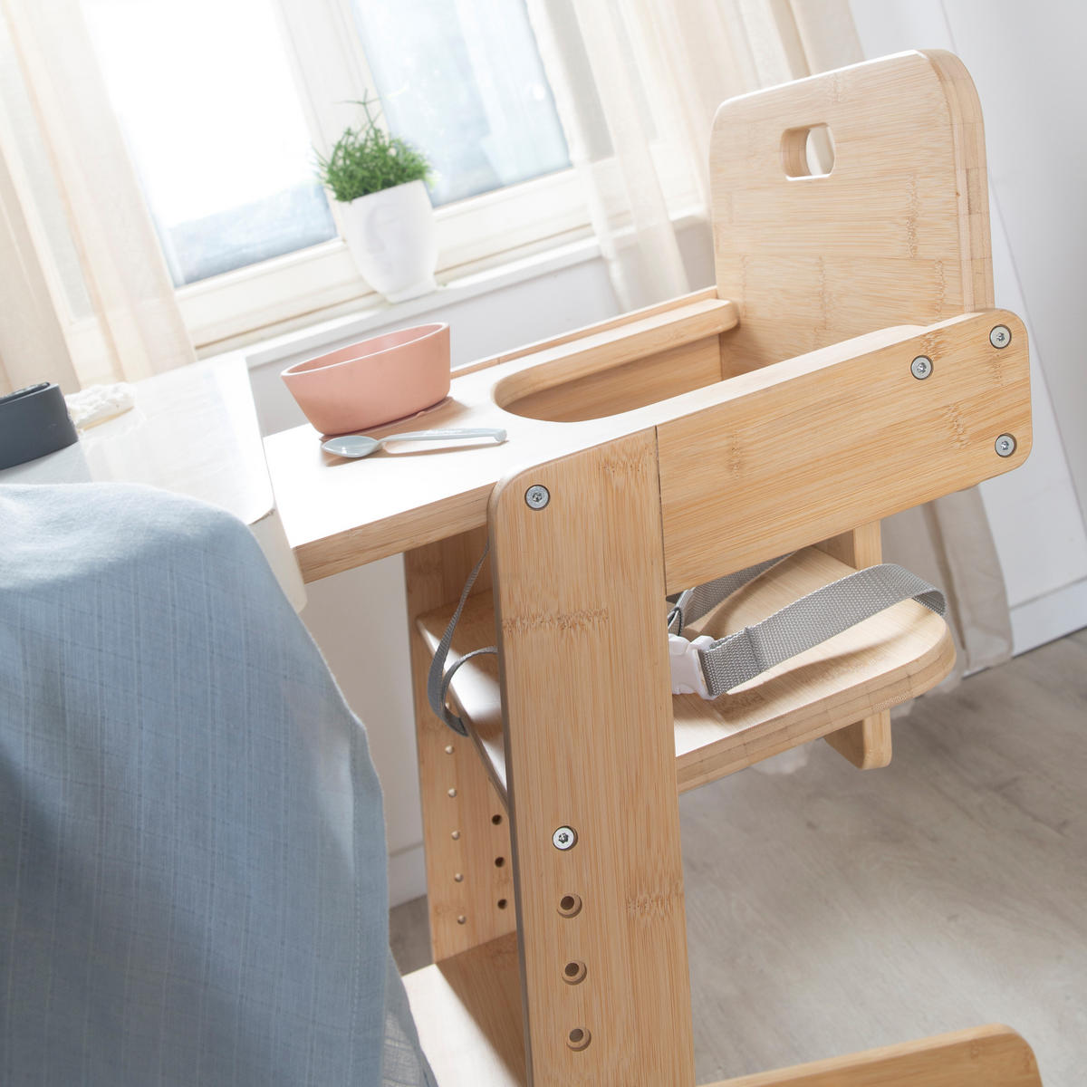 HOCHSTUHL Nature Up Bambus - Naturfarben, Holz (45/86/50cm) - Roba