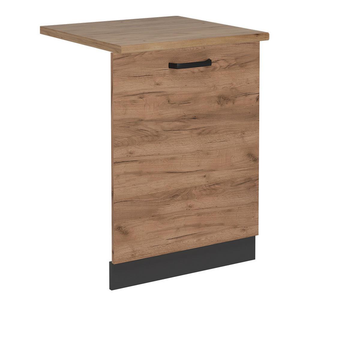 GESCHIRRSPÜLBLENDE R-Line Goldkraft Eiche 60 cm , AP Eiche - Honigeiche/Anthrazit, Holzwerkstoff (60/81.8/1.6cm) - Vicco