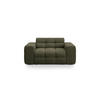 SOFA Kendal aus strukturiertem Stoff amazonasgrün 2 Sitzplätze - Waldgrün, Textil (156/79/103cm) - Micadoni