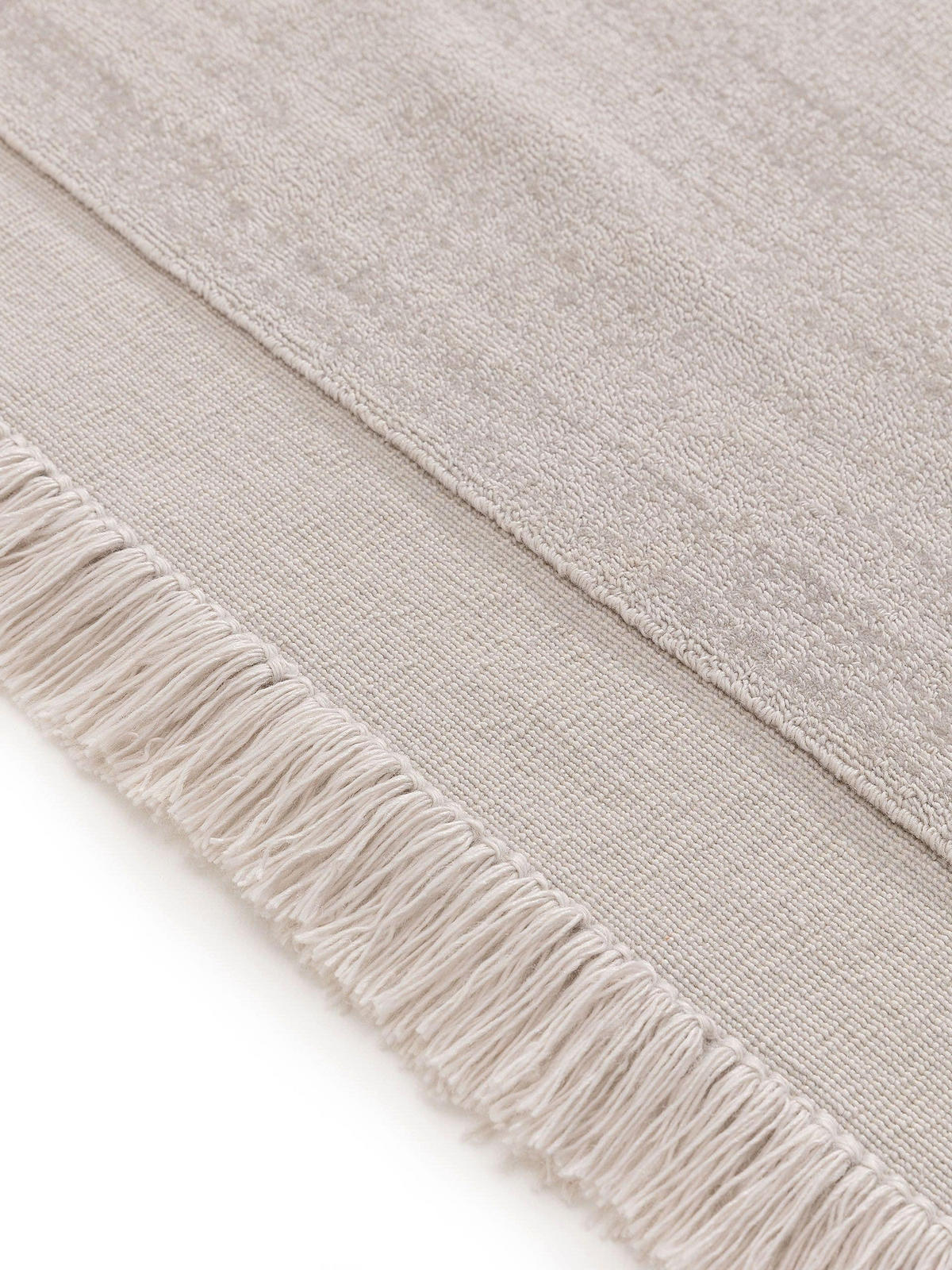 TEPPICH aus recyceltem Material Jade Hellgrau 120x170 cm - Hellgrau, Textil (120/170cm) - benuta Pure