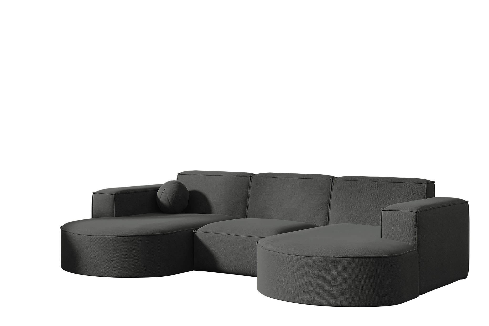 Fun Möbel Sofa Anthrazit 299x78x165 cm
