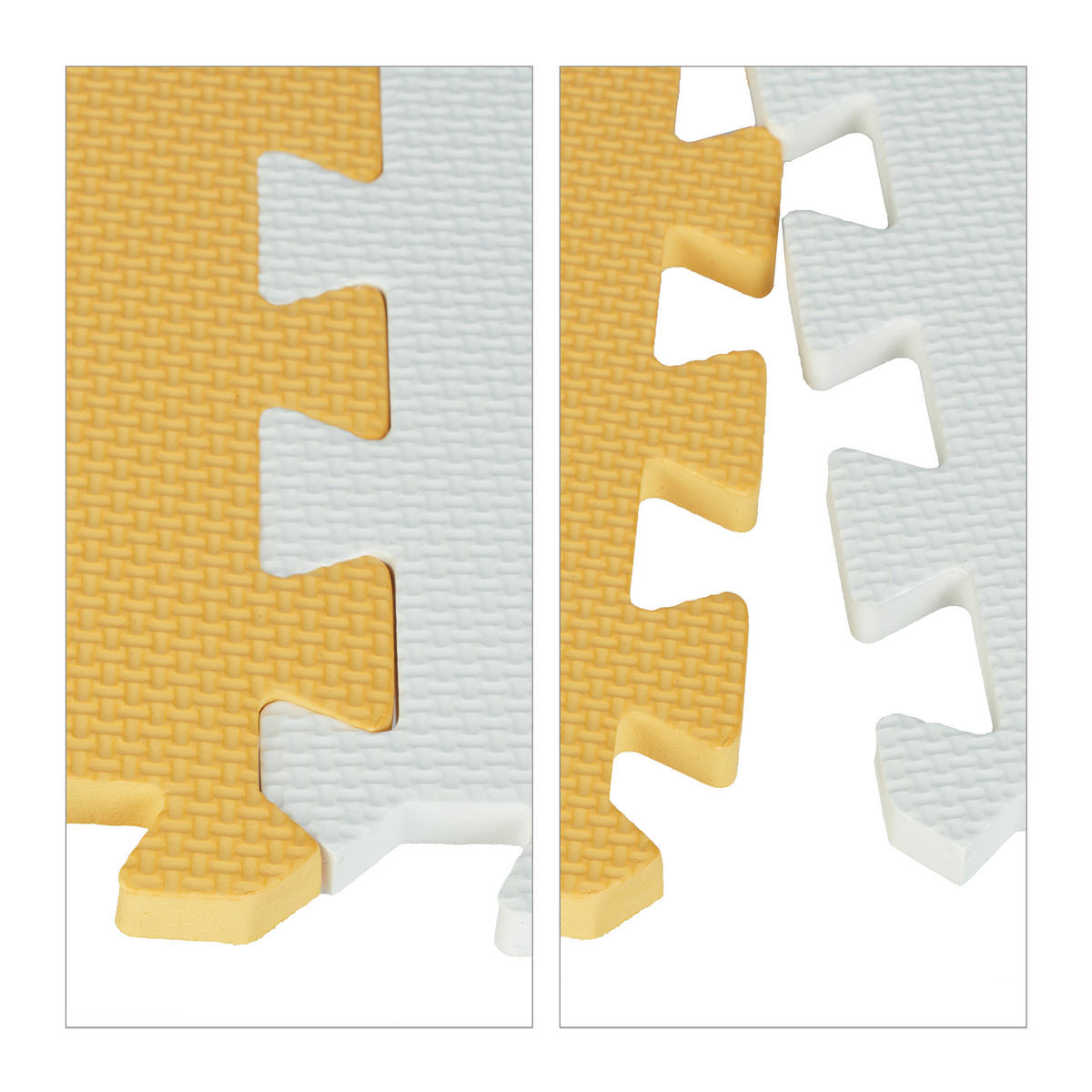 34-TLG.PUZZLEMATTE - Multicolor, Textil (30/30cm) - Relaxdays