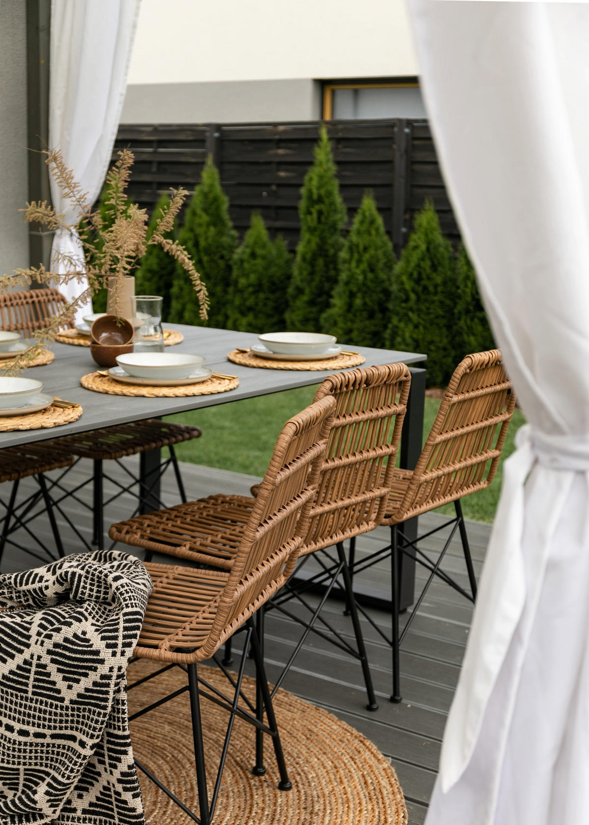 GARTENSESSEL Alviano aus Kunstrattan - Hellbraun, Kunststoff/Metall (48/83/60cm) - Selsey