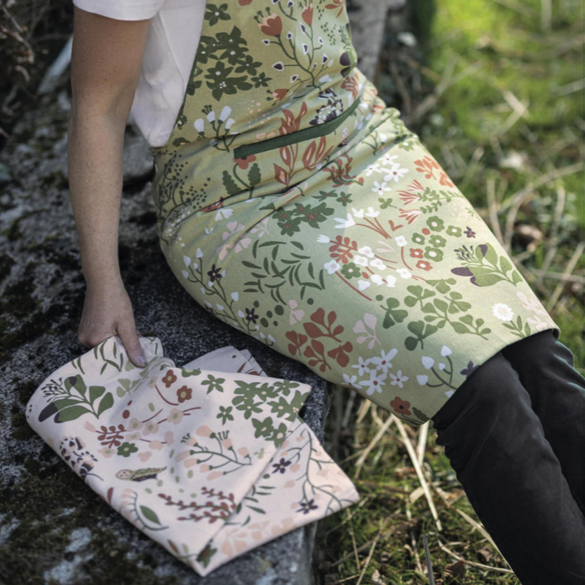 RECYCELTES GESCHIRRTUCH Darian weiß 50 x 70 cm - Weiß, Textil (50/70cm) - Winkler