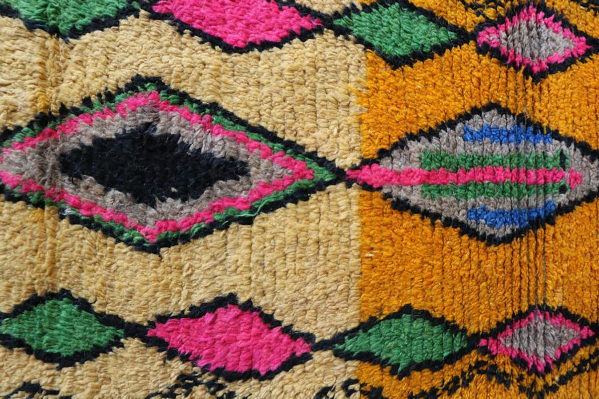 BERBERTEPPICH aus reiner Wolle 76x 339 cm - Multicolor, Naturmaterialien (76/339cm) - AFK Living