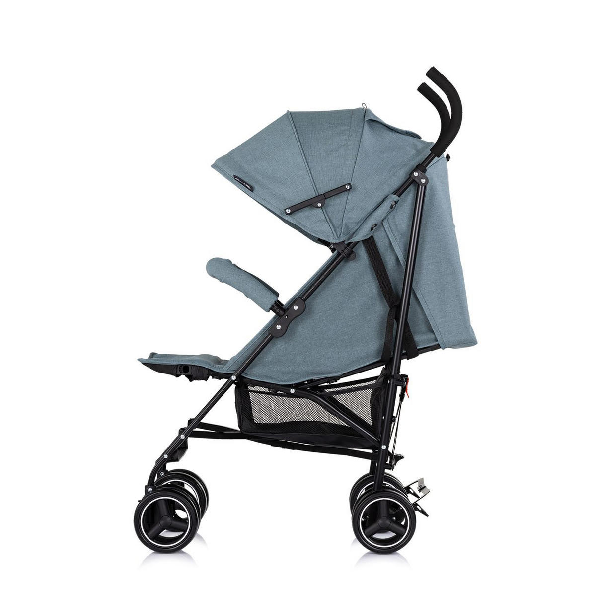 BUGGY Milano grau/grün Buggy bis 22 kg, Rückenlehne verstellbar, faltbar - Grün, Metall (60/49/105cm) - Chipolino