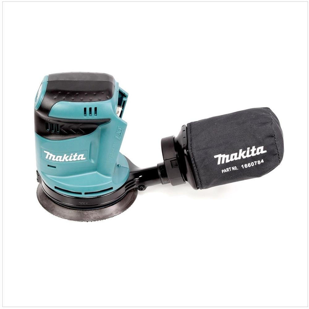 MAKITA DBO 180 Y1J 18 V Akku Exzenterschleifer + 1x Akku 1,5Ah + Makpac - ohne Ladegerät - Multicolor, Kunststoff (39/123/16cm) - Makita