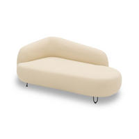 GARTENLOUNGE-SOFA 2-Sitzer Rechts Bratomila 177x79x105 Bezug in beige - Beige, Kunststoff (177/79/105cm) - 58aufmkessel