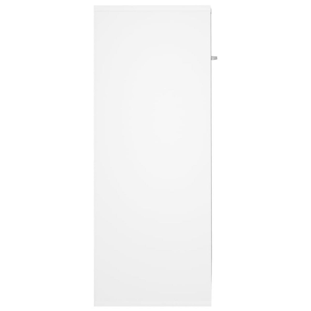 SIDEBOARD mit 2 Türen 60/30/75 cm aus Holzwerkstoff Weiß - Weiß, Holz (60/75/30cm) - vidaXL