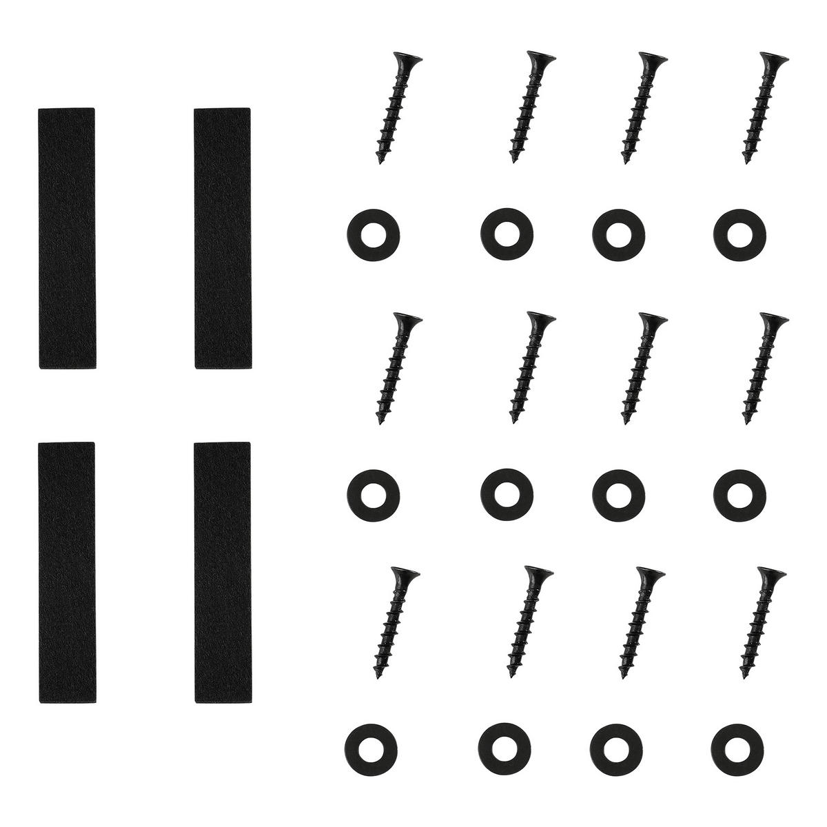 TISCHGESTELL-SET 2-TLG. Eschau - Schwarz, Metall (40/40/10cm) - [en.casa]