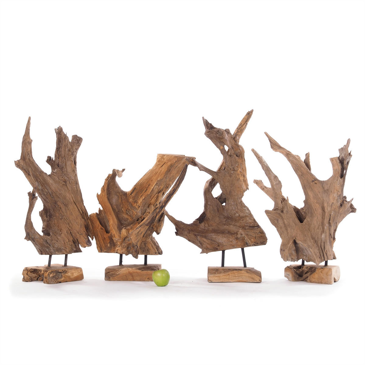 SKULPTUR ROOTS 40 Wurzel Treibholz Unikat naturfarben - Naturfarben, Holz (45/36/30cm) - DESIGN DELIGHTS