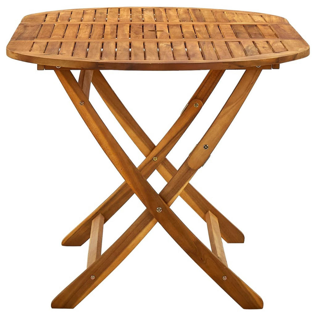 KLAPPBARER Gartentisch 160/85/75 Cm Massivholz Akazie - Braun, Holz (160/85/75cm) - vidaXL