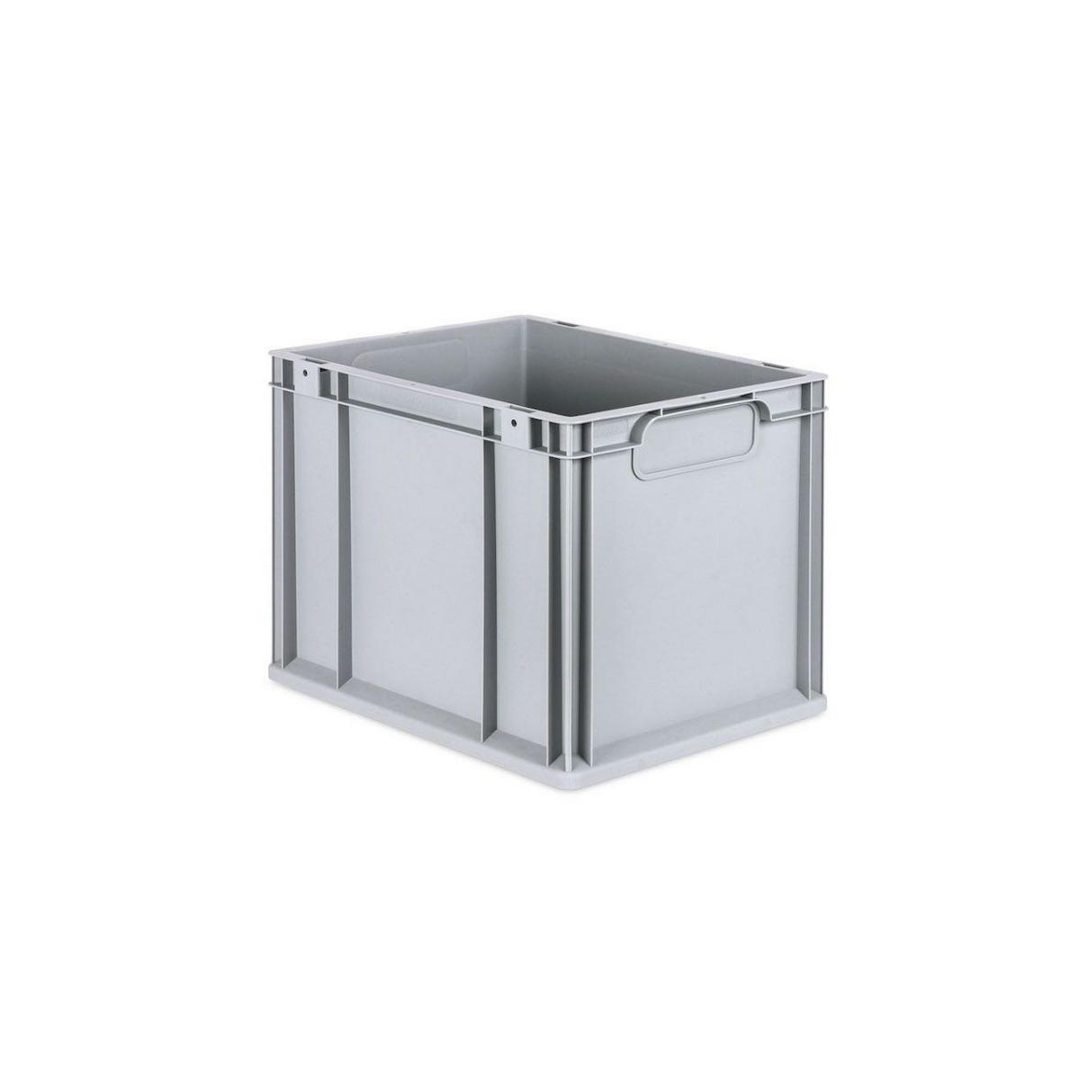 EUROBOX 4x Nextgen Economy Mit Scharnierdeckel Grau/BlauGriffe Geschlossen 30 Liter - Blau, Kunststoff (30/32/40cm) - PROREGAL