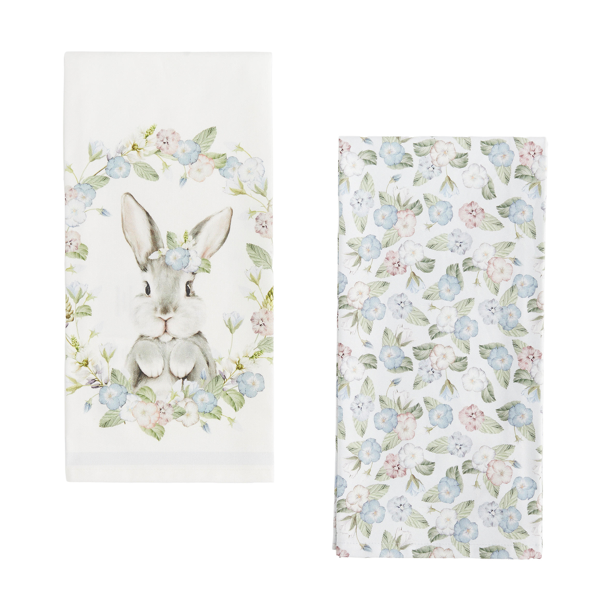 KÜCHENHANDTUCH 2er Set Pansilo - Hellblau, Textil (45/65cm) - home&you