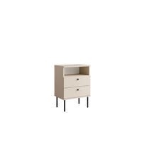 NACHTTISCH Beige 50/69,5/33,9 - Beige, Holzwerkstoff (50/70/34cm) - RAUMHIRSCH FURNITURE