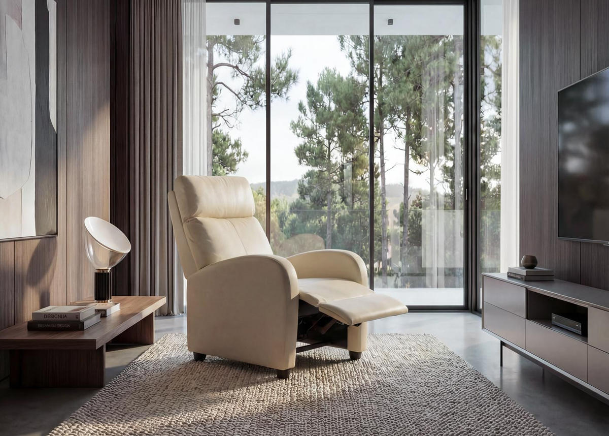 RELAXSESSEL Beige - Beige, Textil (72/105/92cm) - MCW