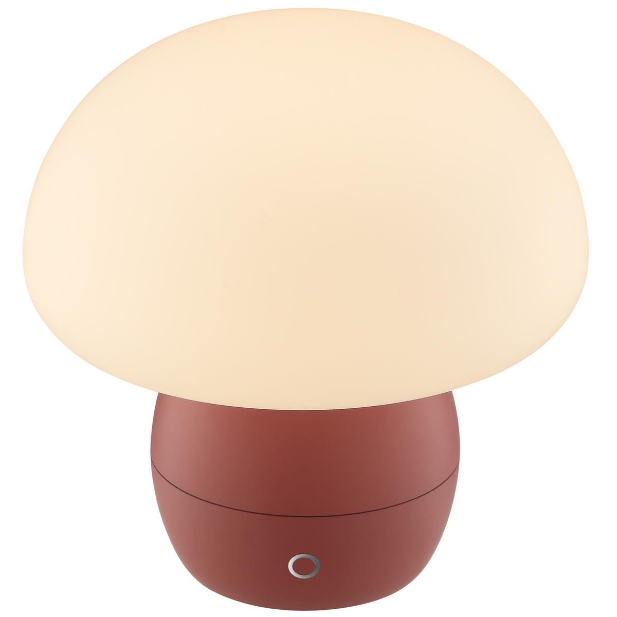 TISCHLEUCHTE Dupos Rot 22/22/22,2 cm - Rot, Kunststoff (22/22/22.2cm) - Brilliant