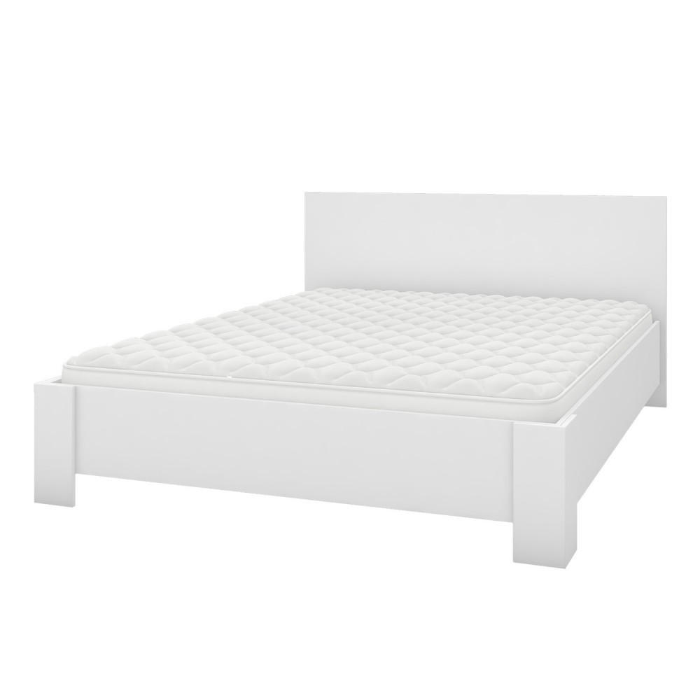 imoebel24 Doppelbett Weiß