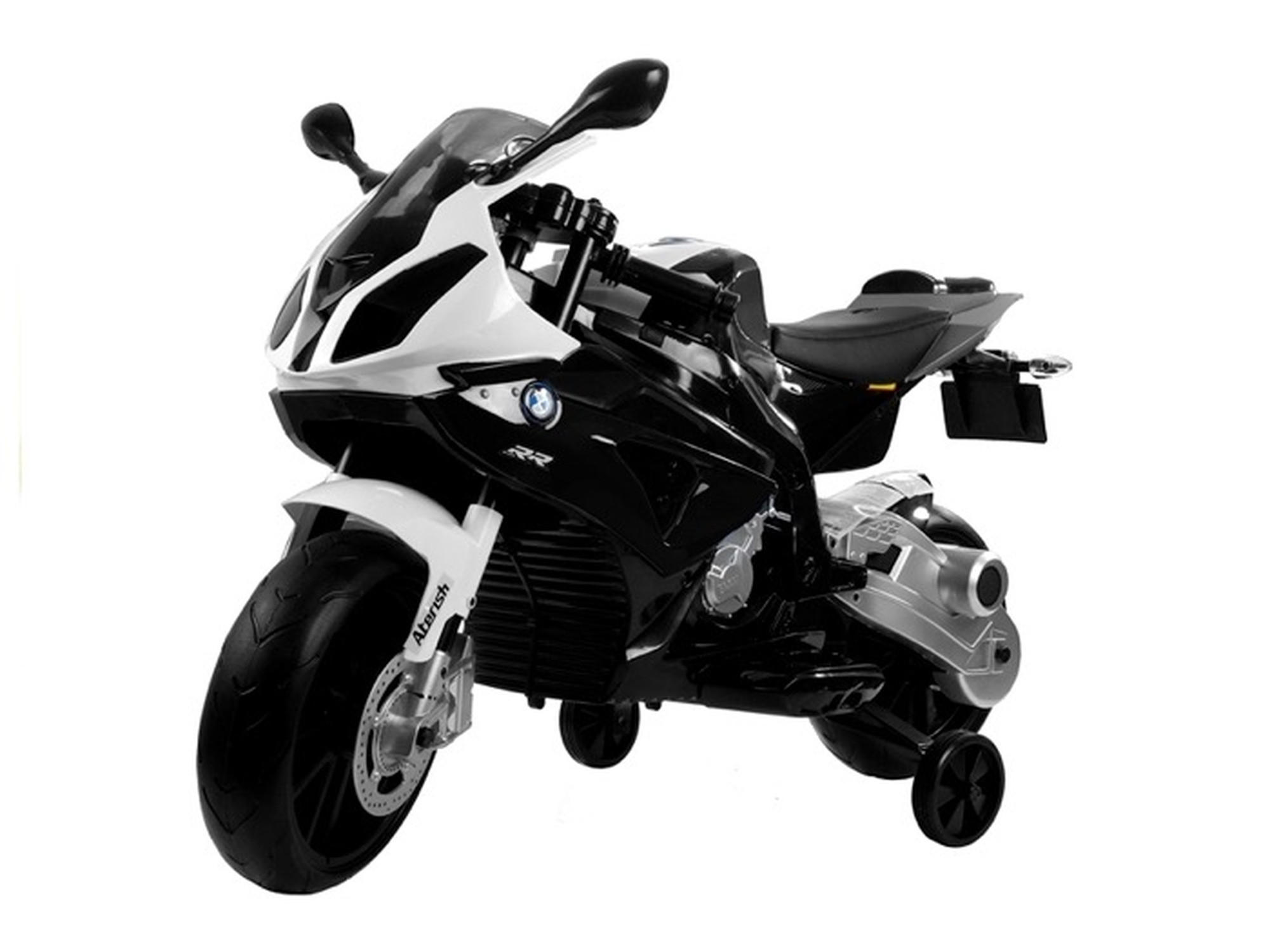 KINDER ELEKTROMOTORRAD BMW S 1000 schwarz - Schwarz, Kunststoff (108/48/71cm) - TPFLiving