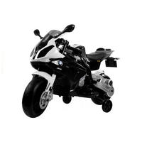 KINDER ELEKTROMOTORRAD BMW S 1000 schwarz - Schwarz, Kunststoff (108/48/71cm) - TPFLiving