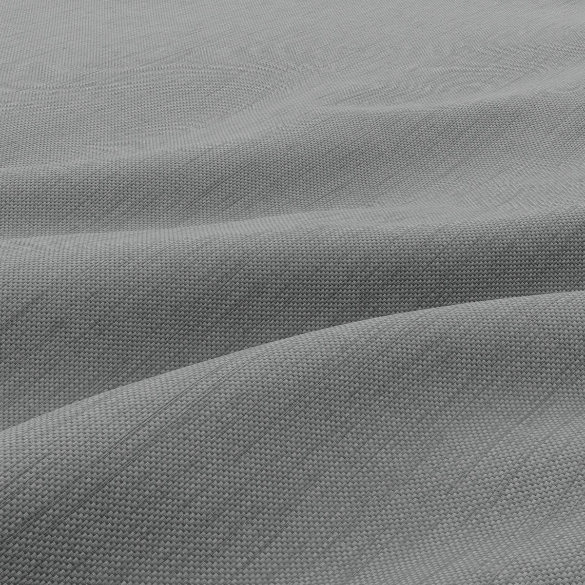 POLSTERBETT MIT KOPFTEIL 180x200 ohne Bettkasten POLLA, Grau - Hellgrau, Textil (180/200cm) - Mebligo