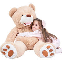 STOFFTIER Teddybär 100 cm - Braun, Textil (16.5/5.1cm)