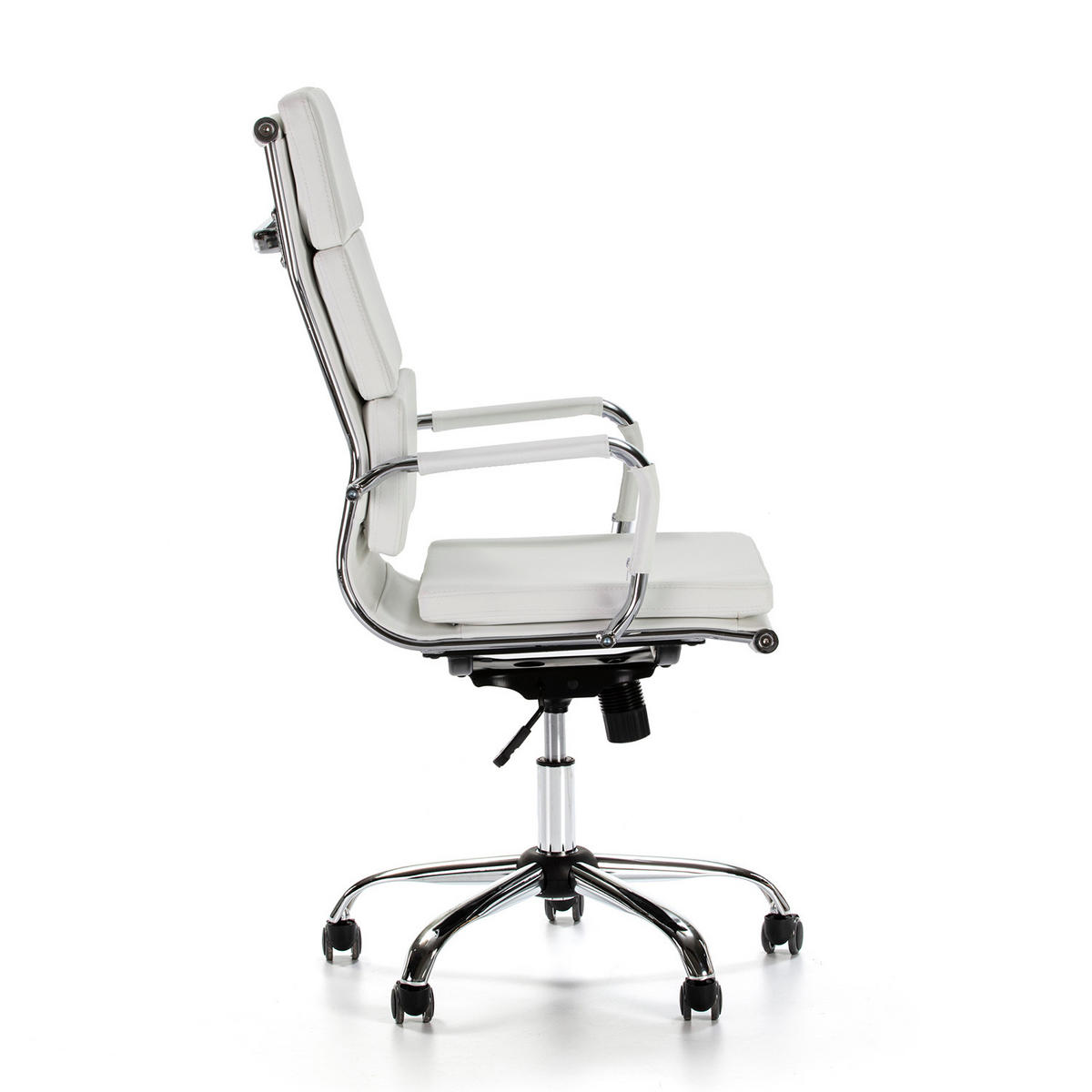 SCAUN ROTATIV Morgan cu funcție de pat, alb - alb, blană (71/110/54cm) - VS Venta-stock