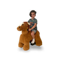 REITPFERD Jolly braun - Braun, Kunststoff (80/48/75cm) - TPFLiving