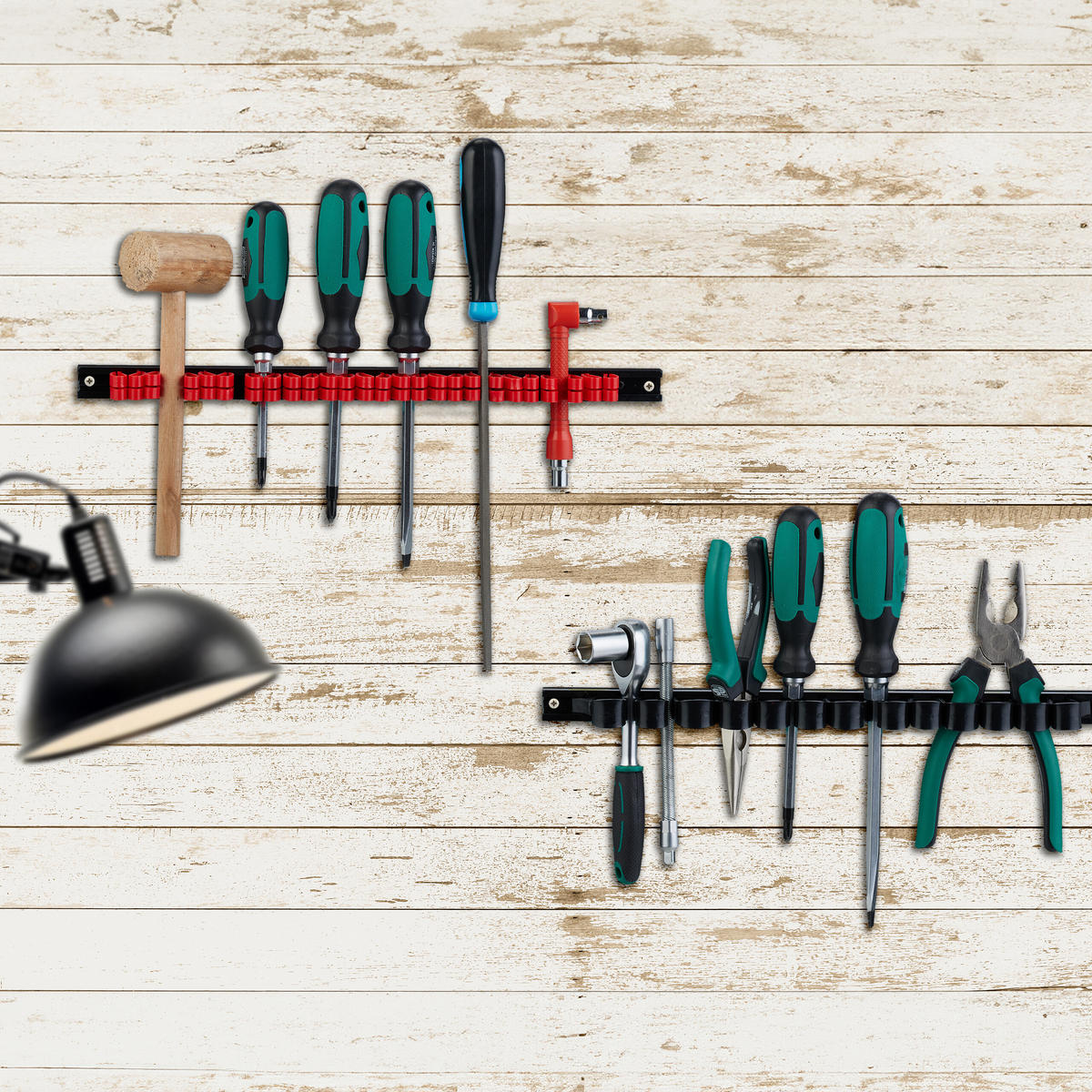 4XWERKZEUGHALTER - Multicolor, Kunststoff (35/2/4cm) - Relaxdays